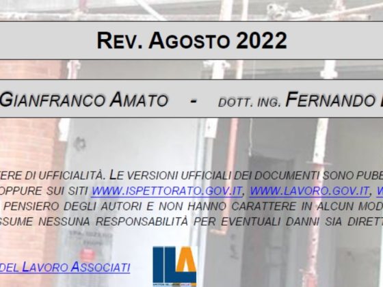 TUS – Testo Unico Sicurezza aggiornato Agosto 2022